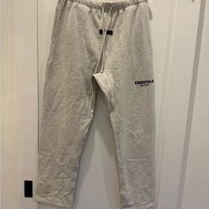 Fear of God Essentials Light Gray Sweatpants